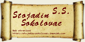 Stojadin Sokolovac vizit kartica